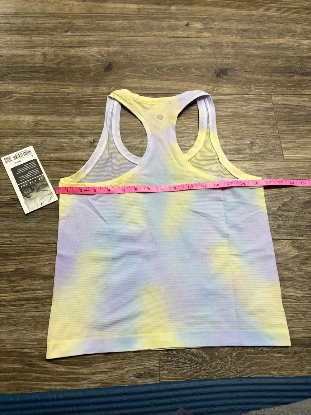 NWT Lululemon Swiftly Tech Racerback Tank 2.0 Waist Psychedelic Wash Lavender 6